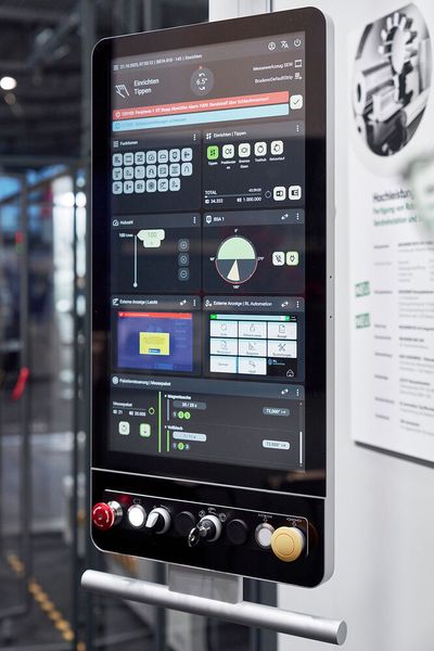 The new B3 control system brings press, feeder and tooling into one integrated control environment. (Source: Bruderer UK)