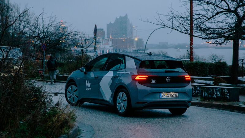 In Hamburg stieg die Sharing-Nutzung im dritten Quartal im Vergleich zum 2. Quartal um 37 Prozent.(Bild:  We Share)