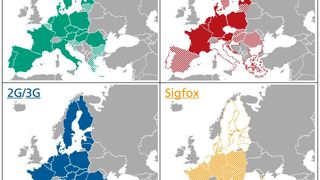 So prägt sich die Verfügbarkeit verschiedener Kommunikationsnetzwerke europaweit aus. Aufgrund dieses Ergebnisses können Forschende des Fraunhofer-IML Empfehlungen für die beste Strategie zur Logistikkommunikation in digitalen Zeiten geben. (Bild: Fraunhofer-IML)