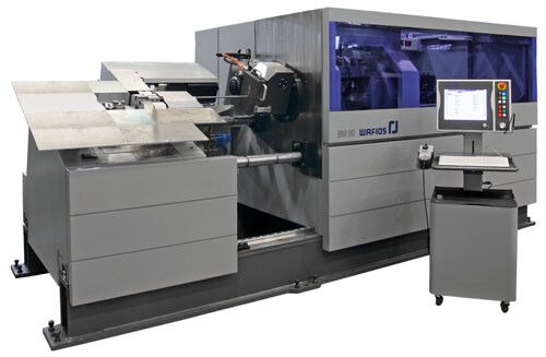 Wickelaggregat von Wafios mit Winde- und Biegemaschine BM 90. (Bild: Wafios)