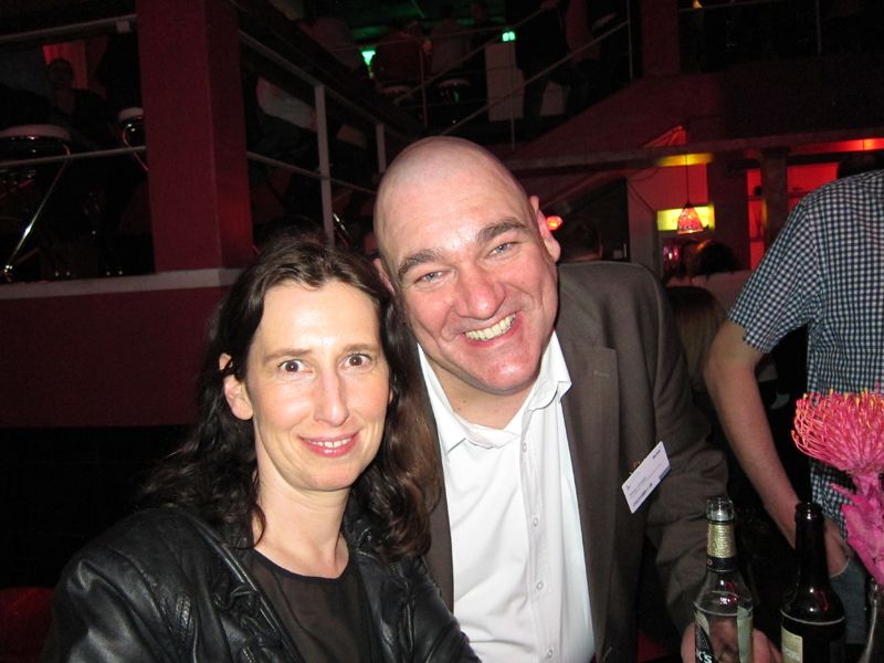 Marget Woiwode, GfK, und Oliver Gorges, cop software (Bild: IT-BUSINESS)