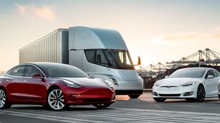 Elon Musk hat den Bau einer Giga-Fabrik in der Nähe von Berlin angekündigt. Dort sollen u.a. das Tesla Model 3 und das Kompakt-SUV Model Y für den europäischen Markt gebaut werden. (Tesla)