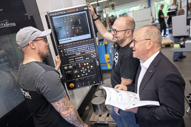 Thomas Lomoth, David Willing und Josef Schmidt (v.l.) (Bild: Walter AG)