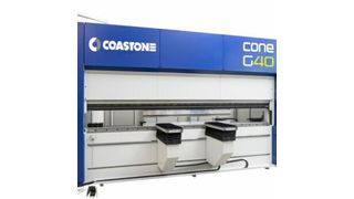 Elektrische Abkantpressen aus Finnland präsentiert Coastone Oy. (Coastone)