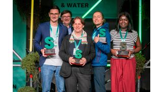 Power2Polymers aus Deutschland sicherte sich den ISC3 Innovation Challenge Award 2025. (Bild: Dechema)