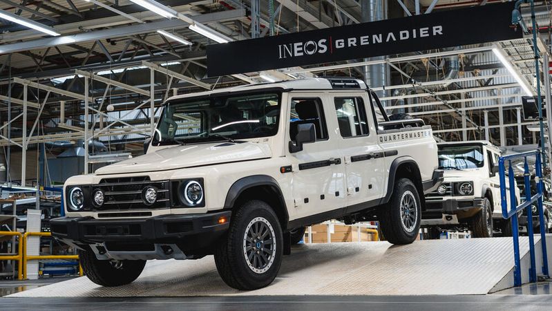 Mit einem Radstand von 3,23 Metern handelt es sich beim Grenadier Quartermaster um das größte Modell der Baureihe. (Bild:  Autoren-Union Mobilität/Ineos Automotive)