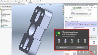 Classmate Finder: Mit dem Model Monitor im Classmate Easy Finder findet man jedenfalls ein effizientes Konstruktionswerkzeug. (Simus Systems GmbH)