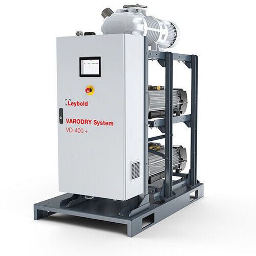 For more intelligence, variability and efficiency in coating, drying and heat treatment processes, Leybold has developed the Varodry Vdi vacuum system with integrated Vacontrol Cab control. For more intelligence, variability and efficiency in coating, drying and heat treatment processes, Leybold has developed the Varodry Vdi vacuum system with integrated Vacontrol Cab control.