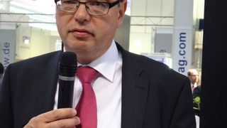 Uwe Scharf, Geschäftsbereichsleiter Produktmanagement, Rittal: „Softwareanbindung, Datenbereitstellung sowie die Beherrschung von Schnittstellen werden zukünftig alles bestimmen – dabei wird das Bindeglied zwischen kaufmännischer und technischer Software immer wichtiger.“ (Bild: Ines Näther)