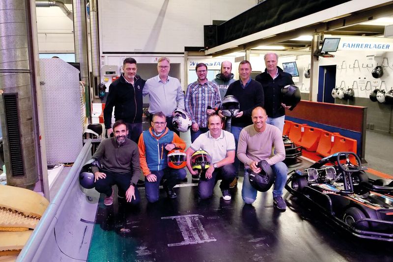 Das Fahrerlager des Gokart-Rennens (Bild: Broadcom / WD)