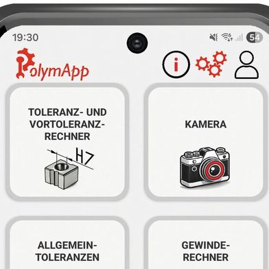 Die «PolymApp» ergänzt das klassische Tabellenbuch durch eine zeitgemässe, mobile Lösung. (Bild: PolymApp)