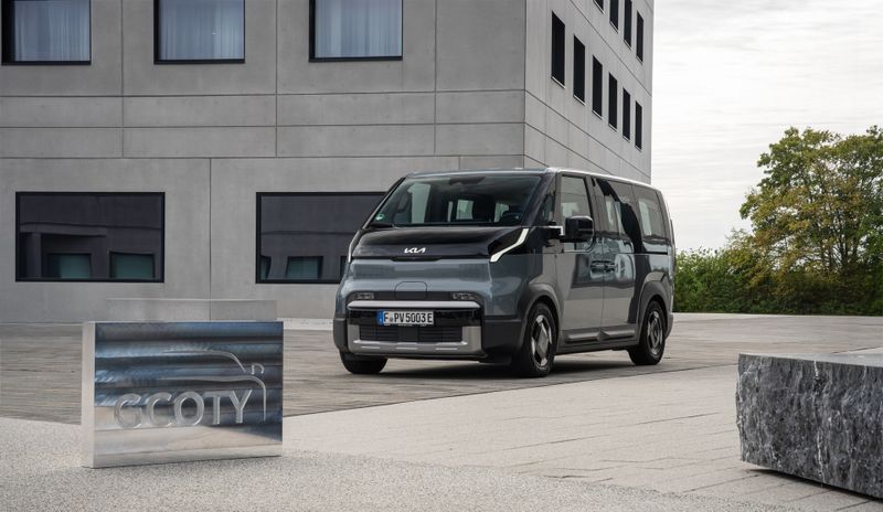 Kia PV5: Sieger im Segment „Compact“. (Bild: GCOTY)