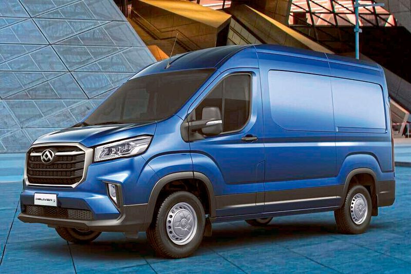 Auch für größere Lasten gibt es ein Angebot, den Maxus Deliver 9 – allerdings mit Dieselantrieb. (Bild: Maxus)
