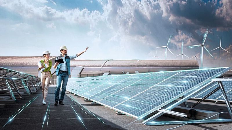 Bild 1:  Die Zunahme regenerativer Energieerzeugung, etwa durch PV-Anlagen, verhilft dem aktuellen Gleichstromtrend zu neuem Aufschwung. (Bild: Phoenix Contact)