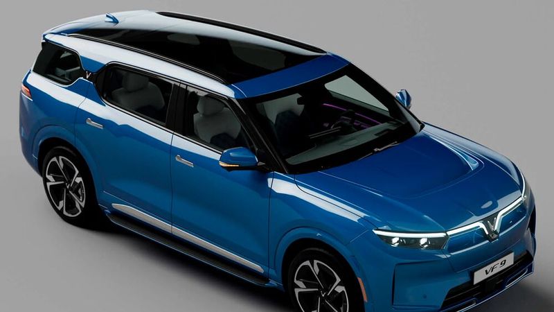 Deutlich größer ist das Modell VF 9. (Bild: Vinfast)