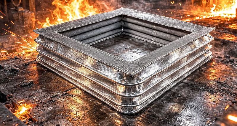 Optimal ausgelegt für thermisch anspruchsvolle Anwendungen in der Industrie sind die Hochtemperatur-Faltenbälge von Höhl & Westhoff. Sie sind temperaturbeständig bis etwa 850 °C. (Bild:  Höhl+Westhoff)