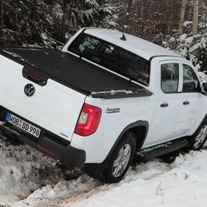 Für 39.600 Euro anstatt knapp unter 70.000 Euro (alle Preise netto) ist das Basismodell im harten gewerblichen Markt durchaus konkurrenzfähig.(Bild:  VW)