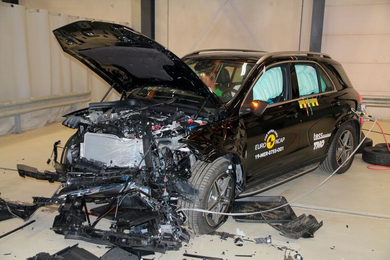 ... der Mercedes GLE ... (Euro-NCAP)