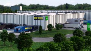 Ergebnis professioneller Zusammenarbeit von Goodman, Stadt und Metro: das neue Logistikzentrum in Marl. (Goodman)