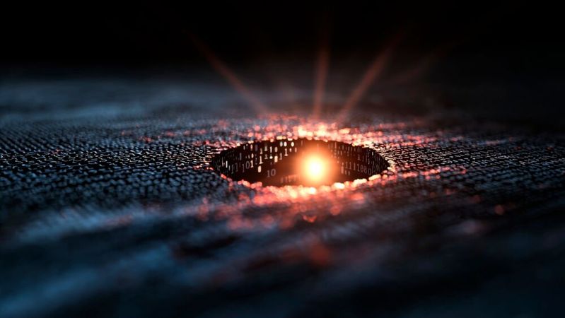 Ohne Post Quantum Cryptography und Quantum Key Distribution tun sich in den Organisationen riesiege Sicherheitslöcher auf. (Bild: ©  typepng - stock.adobe.com / KI-generiert)