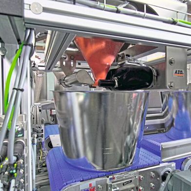 Der Schlüssel zum Erfolg ist die exakte Dosierung. Mit dem neuen eDos lassen sich Schüttgüter prozesssicher dosieren.  (Bild: Azo)