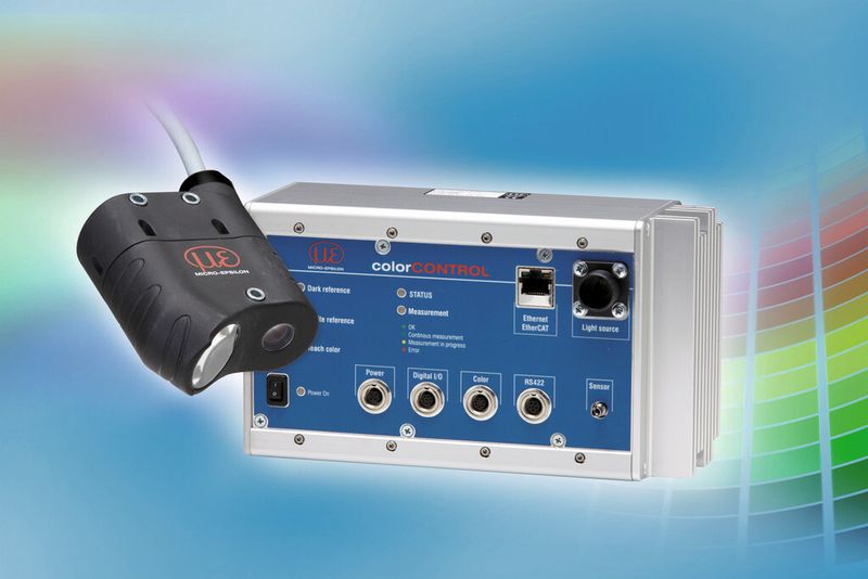 Das erste Online-Farbmesssystem: Colorcontrol ACS 7000. (Bild: Micro-Epsilon)