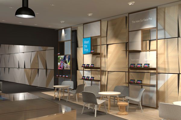 Ansichten aus dem Gastronomie-Bereich: So wird die „Digital Eatery“ einmal aussehen. (Bild: Microsoft)