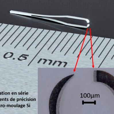Der Einsatz von amorphen Legierungen trägt zur weiteren Miniaturisierung von Implantaten und Werkzeugen für die minimalinvasive Chirurgie bei. Hier von Vulkam hergestellte hochpräzise Miniinstrumente.
