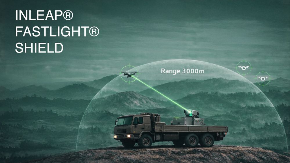 Stark and Inleap Partner for Laser Drone Defence Systems