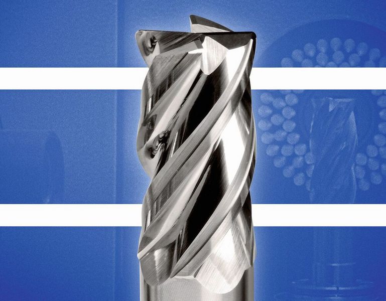 Die sechste Achse der Grindsmart 830XW erzielt aufgrund der implementierten Linearmotoren und der hydrostatischen Technikausstattung laut Rollomatic perfekte Oberflächen und Schneidkantenqualitäten an Werkzeugen. Hier ein Ergebnis. (Rollomatic)