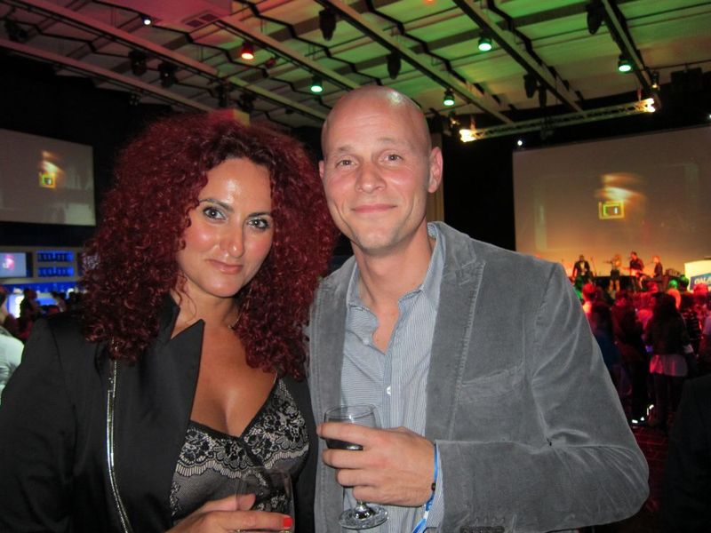 Besa Agaj, IT-BUSINESS, und Frank Lohmann, Samsung (Bild: IT-BUSINESS)