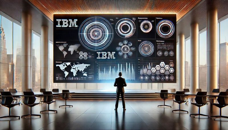 By using the Guardium Data Security Center in a Dashboard, IBM provides data security with a data transfer and enrichment time.(Image: Dall-E/KI-generiert)