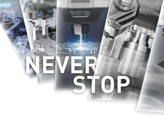 Auf einem über 2100 m² grossen Messestand in Halle 10 präsentiert DMG Mori auf der AMB 2026 in Stuttgart unter dem Motto «Never Stop Manufacturing the Future» 20 grösstenteils automatisierte Maschinen live.(Bild:  DMG Mori)