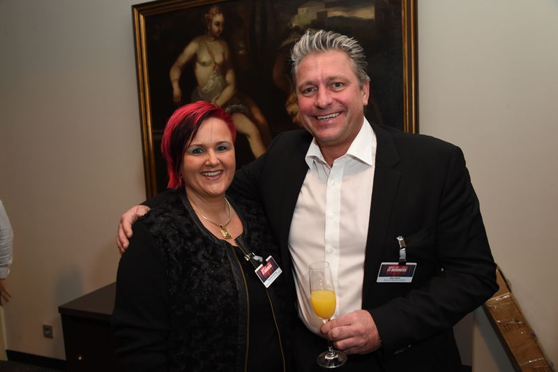 Marianne Nickenig, Westcon, und Axel Fürst, Acronis (Bild: IT-BUSINESS / Hannes Magerstädt )