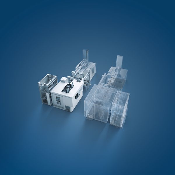 To test complex machine processes even before physical setup, Festo will rely on the open simulation framework NVIDIA Isaac Sim and Omniverse libraries in the future. (Source: Festo)