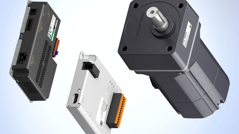 Zusammen mit dem neuen MVC01 Mobile Robot Controller bilden die Motoren der BLV-R Serie jetzt eine komplette Steuer- und Antriebslösung aus einer Hand.(Bild:  Oriental Motor (Europa) GmbH)