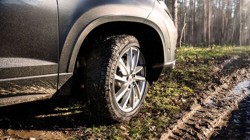Der Grabber Cross A/S von General Tire soll Ganzjahrestauglichkeit mit Geländeeignung verbinden. (Bild: Continental)