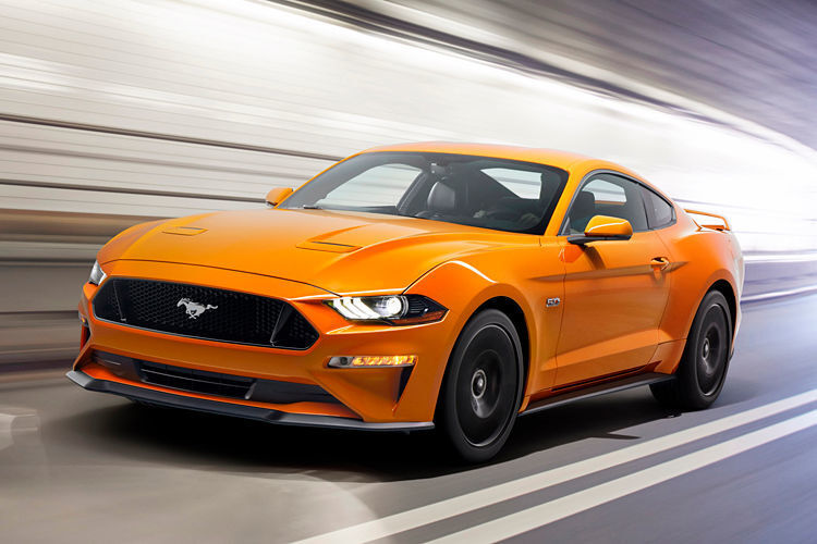 In den USA ist der geliftete Ford Mustang bereits erhältlich. Nach Europa dürfte er Anfang 2018 kommen. (Ford)