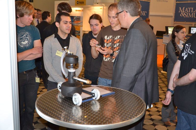 Der ChemCar-Contest: ein Highlight der studentischen Messebesucher.  (Bild: PROCESS)