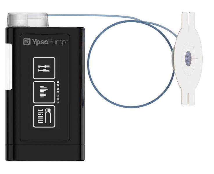 Die Insulinpumpe Mylife Ypsopump ist seit August letzten Jahres auf dem Markt. Bei Anwendern und professionellen Diabetes-Teams kommt sie gut an. (Ypsomed)