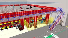 3D-Layout der Kommissionierung: Die Optimierung der Lagerperformance seiner Kunden ist die Mission von Element Logic, dem weltweit ersten und größten Autostore-Partner. (Bild: Element Logic)