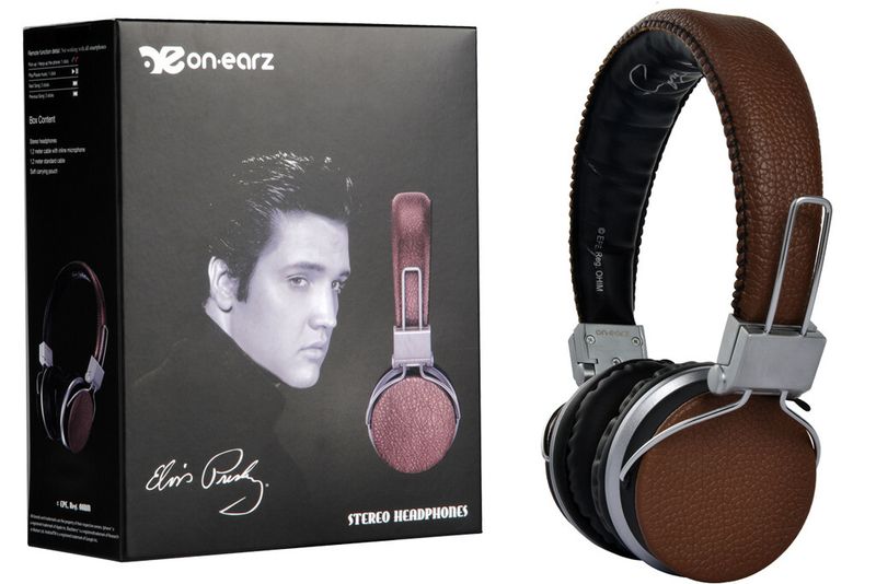 Audio In vertreibt auch die Produkte von On-earz, etwa den Kopfhörer für bekennende Elvis-Fans... (Bild: Audio iN)