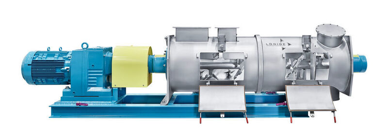 The continuous Ploughshare mixers of the KM series are particularly suitable for environmental engineering applications.  (Lödige)