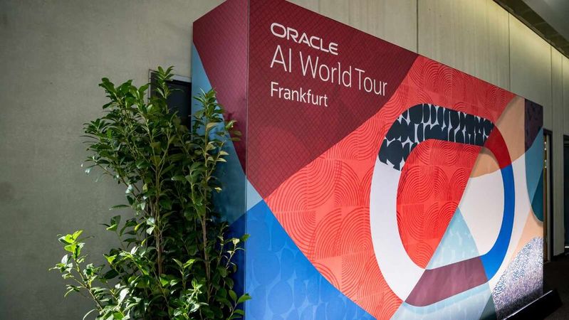 Die Oracle AI World Tour machte im März im Kap Europa an der Messe Frankfurt Halt.(Bild:  DieProfifotografen, Lina Prehm)