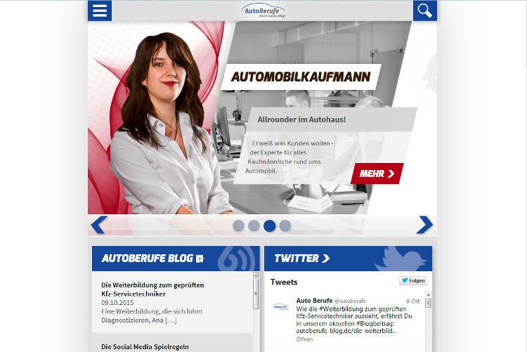 Das neue Layout ist insbesondere für mobile Endgeräte geeignet. (Foto: autoberufe)