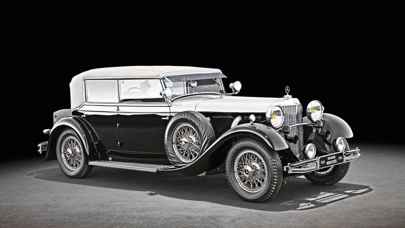 Ein 770 in der Ausführung als Cabriolet D, Baujahr 1931. Von dieser Baureihe sind in allen Karosserievarianten insgesamt nur 117 Stück gefertigt worden.(Bild:  Mercedes-Benz)