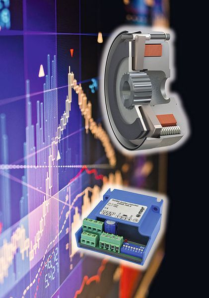 Die Bremsentechnologie 4.0 steht für Überwachungsmodule der neuesten Generation: Die Module wie Roba-brake-checker oder Roba-Torqcontrol ermöglichen ein permanentes Bremsenmonitoring und machen die Sicherheitsbremsen fit für die Herausforderungen der Industrie 4.0. (Mayr Antriebstechnik)