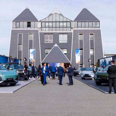 The Pyramid Mainz served as an event location for ChangAn to present itself and its vehicles in Europe. (Image:ChangAn)