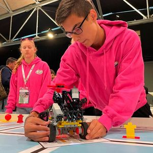 Impressionen vom Deutschlandfinale der WRO in Chemnitz.(Bild:  Technik Begeistert e. V.)