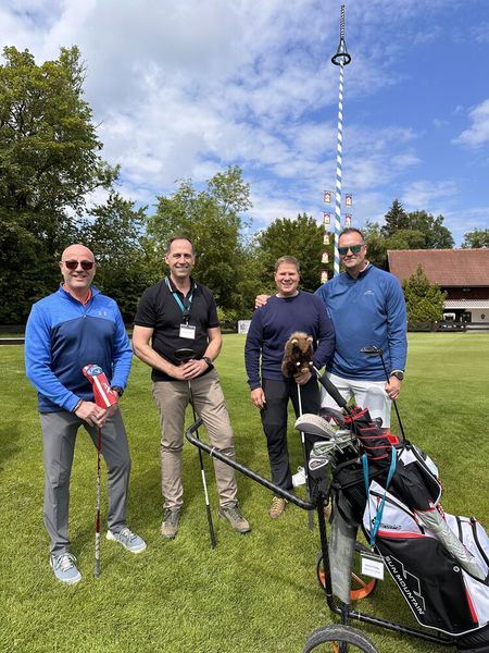 (v. l.) Axel Ring (Medialine), Thorsten Wahl (NVIDIA), Nobert Fiebig (Medialine) und the 